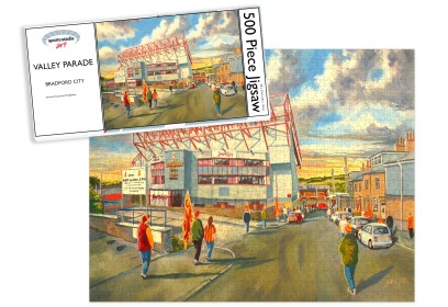 Valley Parade Stadium Fine Art 'Going to the Match' Jigsaw Puzzle - Bradford City FC